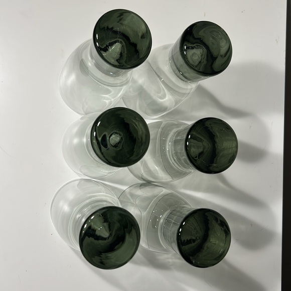 Holmegaard Copenhagen MCM Lutken Smoke Canada Stemless Water Glass Set of 6 - Picture 4 of 6